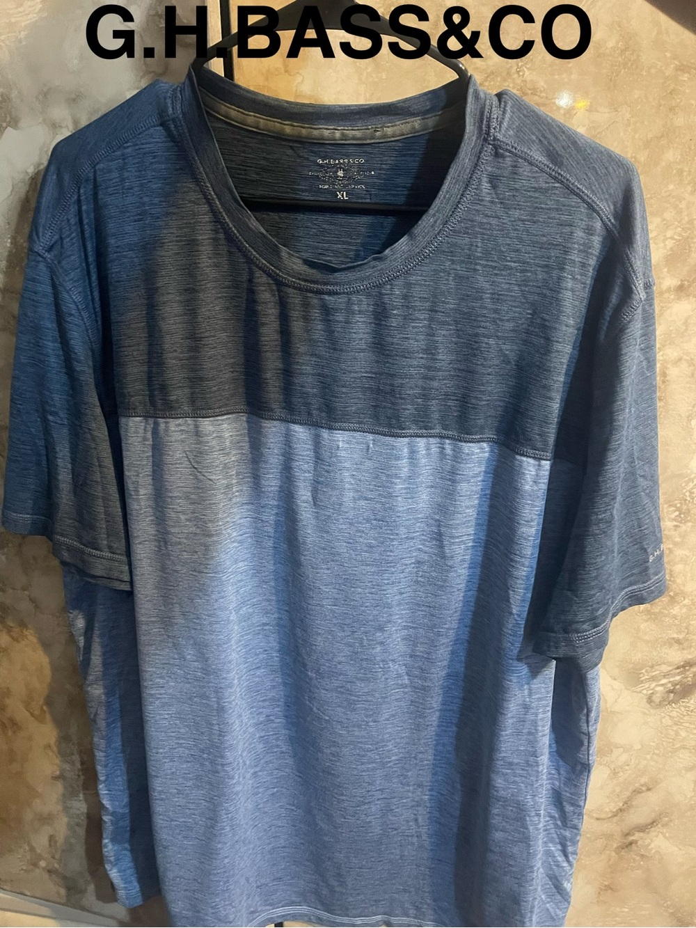 G.H.BASS&CO Shirt Blue XL